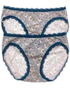 Wacoal B.tempt'd By  2pk Inspired Eyelet Bikini In Multi