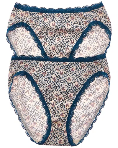 Wacoal B.tempt'd By  2pk Inspired Eyelet Hi-leg In Multi