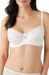 Wacoal Center Stage Full Coverage Underwire Bra In White