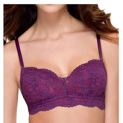 Wacoal Ciao Bella Bralette In Wine Berry In Purple
