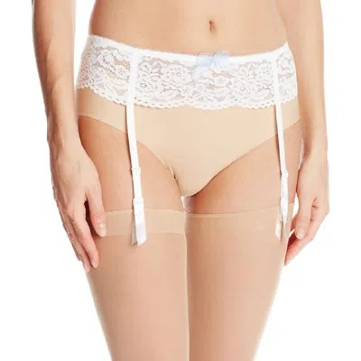 Wacoal Ciao Bella Garter Belt In Bridal White In Multi
