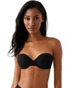 Wacoal Comfort First Bra Women's Black Stretch Strapless Underwire Red393 In Black
