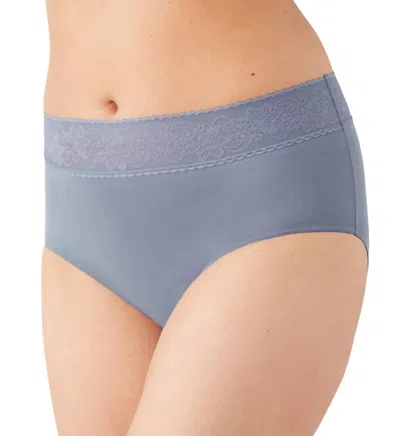Wacoal Comfort Touch Brief Panty In Folkstone Gray In Multi