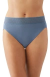 Wacoal Comfort Touch High Leg Briefs In Coronet Blue