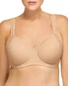 Wacoal Contour Underwire Sports Bra In Sand In Beige