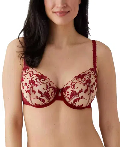 WACOAL DRAMATIC INTERLUDE UNDERWIRE BRA IN RED