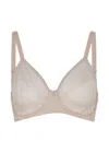 Wacoal Elevated Allure Mesh Underwired Bra (c-e Cup) In Beige