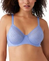 Wacoal Elevated Allure Full Coverage Underwire Bra In Blue Hydrangea