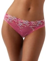 Wacoal Embrace Lace Bikini In Hot Pink/multi