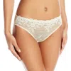 Wacoal Embrace Lace Bikini Panty In Natural Ivory In Multi
