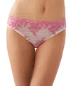 Wacoal Embrace Lace Bikini In Ballet Slipper,chateau Rose