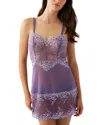 Wacoal Embrace Embroidered Lace Chemise In Purple