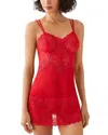 Wacoal Embrace Lace Chemise In Equestrian Red In Equestrian