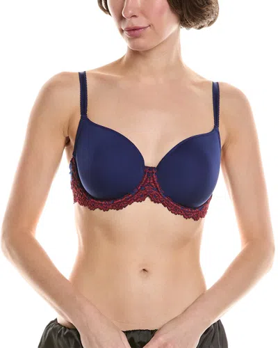 Wacoal Embrace Lace Cocoa & Coral Bra T-shirt Bra In Blue