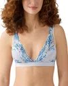 Wacoal Embrace Lace Convertible Plunge Soft Cup Wireless Bra In Multi