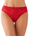 Wacoal Embrace Lace High-cut Briefs In Equestrian