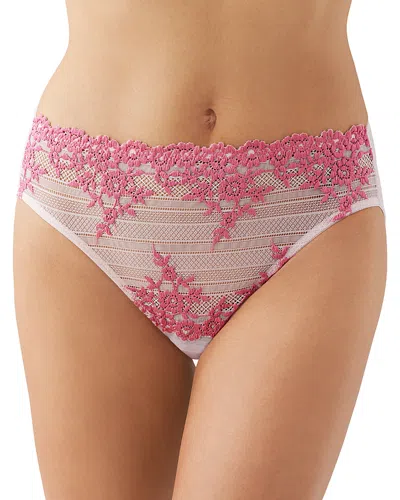 Wacoal Embrace Lace High-cut Briefs In Ballet Slipper/chateau Rose