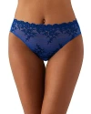 Wacoal Embrace Lace High-cut Briefs In Beaucoup Blue