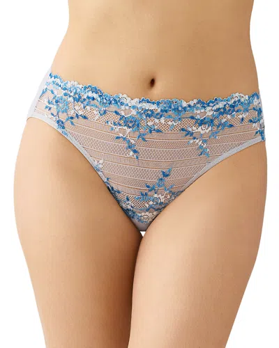 Wacoal Embrace Lace High-cut Briefs In Blue