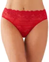 Wacoal Embrace Lace High-cut Briefs In Equestrian