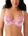 Wacoal Embrace Lace Underwire Bra In Ballet Slipper/chateau Rose