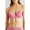 Wacoal Embrace Lace Underwire Bra In Hot Pink/multi