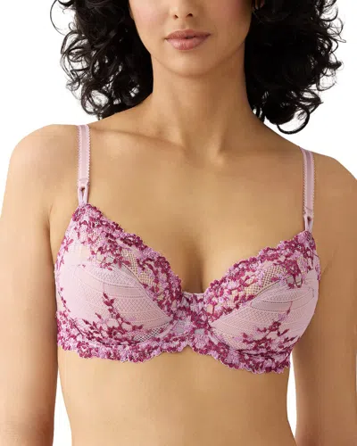 Wacoal Embrace Lace Underwire Bra In Purple