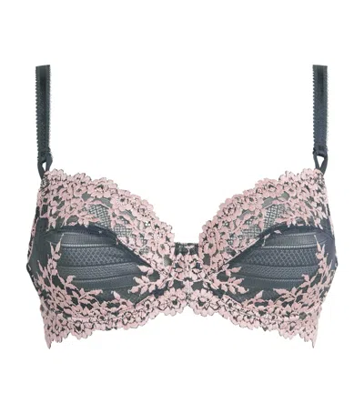 Wacoal Embrace Lace Underwired Bra In Blue