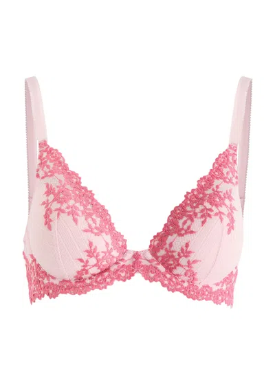 Wacoal Embrace Lace Underwired Bra In Pink