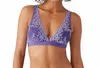 Wacoal Embrace Lace Wire Free Bralette In Mystical/purple Rose In Blue