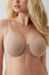 Wacoal Ever Flexing Underwire Bra In Neutral