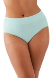 Wacoal Feeling Flexible Seamless Hi Cut Brief In Eggshell Blue