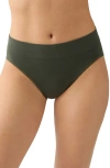 Wacoal Feeling Flexible High Cut Briefs In Green