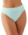 Wacoal Feeling Flexible Seamless Hi Cut Brief In Eggshell Blue