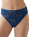Wacoal Full Bloom High Cut Panties In Blue
