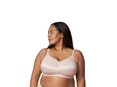 Wacoal H Cup And Up Back Appeal Wirefree Women's Bra Rose Dust: 42j In White