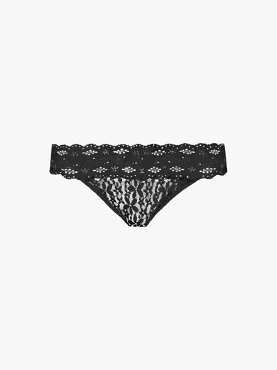 Wacoal Halo Lace Bikini Brief In Black