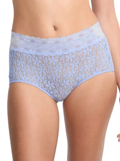 Wacoal Halo Lace Brief In Blue Hydrangea