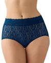 Wacoal Halo Lace Briefs In Blue