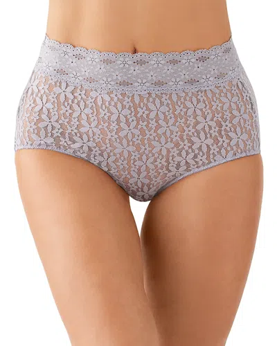 Wacoal Halo Lace Briefs In Twilight Gray