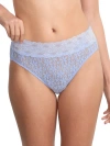 Wacoal Halo Lace Hi-cut Brief In Blue Hydrangea