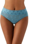 Wacoal Halo Lace Hi-cut Brief Lingerie 870305 In Adriatic Blue
