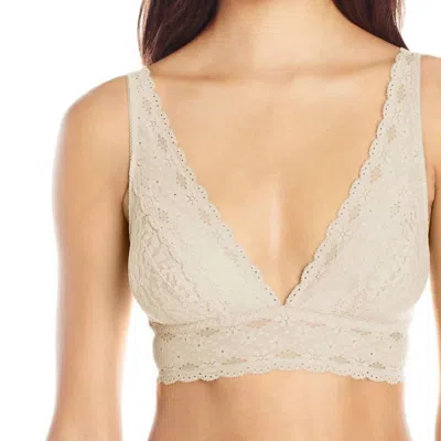 Wacoal Halo Lace Soft Cup Bralette Bra In Natural Nude In Beige