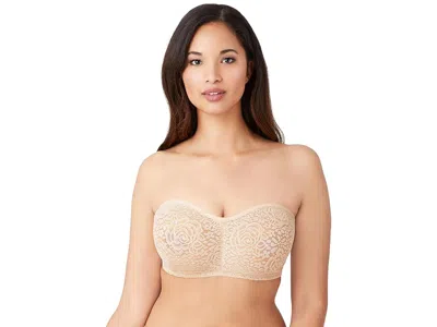 Wacoal Halo Lace Strapless Underwire Bra In Neutral