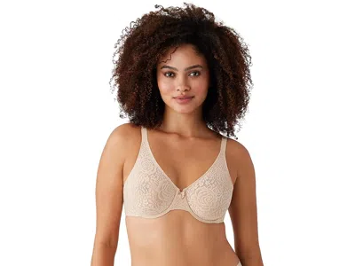 Wacoal Halo Lace Underwire Bra 851205 In Neutral