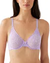 Wacoal Halo Unlined Underwire Bra In Twilight Gray
