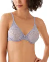 Wacoal Halo Unlined Underwire Bra In Twilight Gray