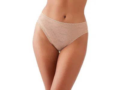 Wacoal High Profile Hi Cut Brief Panty In Neutral