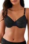 Wacoal High Profile Underwire Unlined Bra In Black