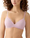 Wacoal How Perfect Contour Wireless Bra In Purple